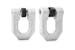 DV8 Offroad UNSK-01WH Elite Series D-Ring Shackles, Pair, White