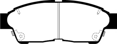 EBC Brakes DP6973 Greenstuff 6000 Series Brake Pads For Trucks & SUVs - GG Rated, Low Dust