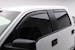 EGR 573475 EGR In-Channel Front and Rear Window Visor Set, Matte Black Finish