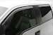 EGR 573475 EGR In-Channel Front and Rear Window Visor Set, Matte Black Finish