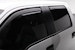 EGR 573475 EGR In-Channel Front and Rear Window Visor Set, Matte Black Finish