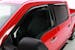 EGR 573471 EGR In-Channel Front and Rear Window Visor Set, Dark Smoke Finish