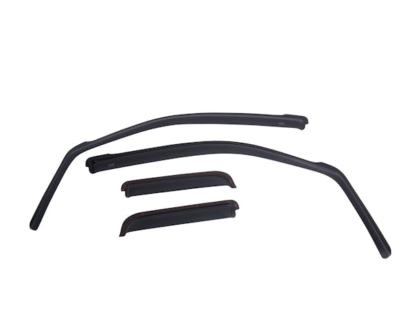 EGR 572961 EGR In-Channel Front and Rear Window Visor Set, Dark Smoke Finish