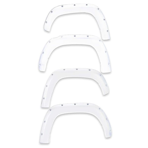EGR 792754-PW7 EGR Traditional Bolt-on look Fender Flares set of 4 Painted to Code Bright White