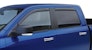 EGR 571695 EGR In-Channel Front and Rear Window Visor Set, Matte Black Finish
