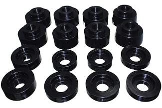 Energy Suspension 4.4124G Body Mount Set, Black Performance Polyurethane