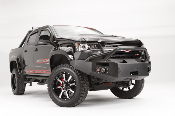 Fab Fours CC15-H3352-B Premium Winch Bumper with Pre-Runner Guard Bare