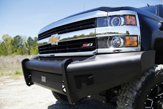 Fab Fours CH05-Q1361-1 ELITE Ranch Bumper with No Guard with Tow Hooks