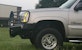 Fab Fours CH05-S1360-1 Black Steel Bumper with Full Guard with Tow Hooks