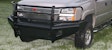 Fab Fours CH05-S1360-1 Black Steel Bumper with Full Guard with Tow Hooks
