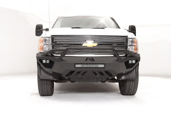 Fab Fours CH11-V2752-B Vengeance Front Bumper with Pre-Runner Guard Bare
