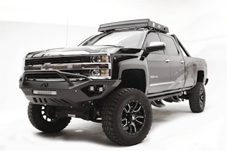 Fab Fours CH15-V3052-1 Vengeance Front Sensor Bumper with Pre-Runner Guard