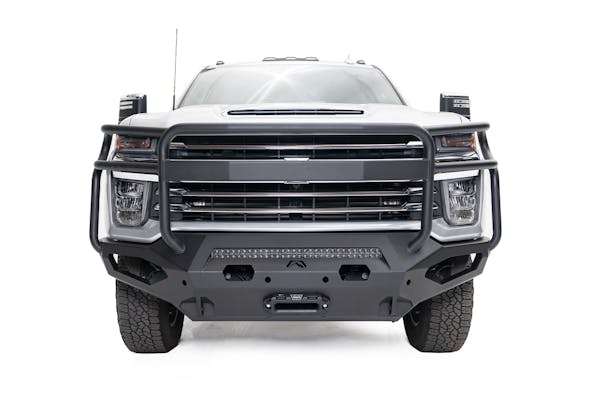 Fab Fours CH20-X4950-1 Matrix Front Bumper with Full Grill Guard