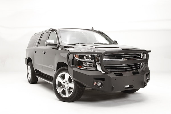 Fab Fours CS15-F3550-1 Premium Sensor Winch Bumper with Full Grill Guard