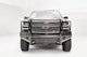 Fab Fours CS16-K3860-1 Black Steel Full Grill Guard Bumper with Tow Hooks