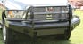 Fab Fours DR10-S2960-1 Black Steel Bumper with Full Guard with Tow Hooks