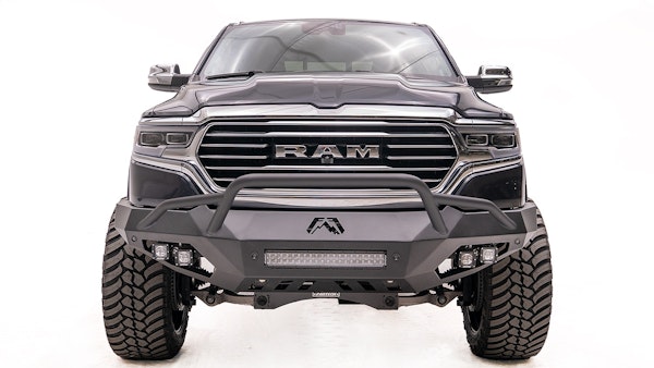 Fab Fours DR19-D4252-1 Vengeance Front Sensor Bumper with Pre-Runner Guard
