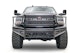 Fab Fours DR19-S4460-1 Black Steel Series Front Bumper with full guard