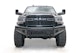 Fab Fours DR19-S4461-1 Black Steel Series Front Bumper with no guard