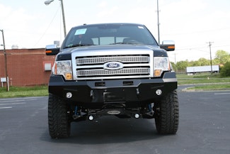 Fab Fours FF09-H1951-1 Premium Heavy Duty Winch Front Bumper Fab Fours FF09-H1951-1 Premium Heavy Duty Winch Front Bumper