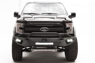 Fab Fours FF15-D3252-B Vengeance Front Bumper with Pre-Runner Guard Bare