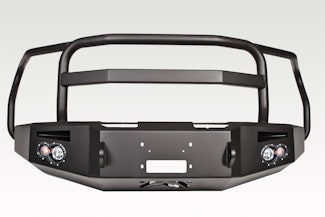 Fab Fours FF15-H3250-B Premium Winch Bumper with Full Grill Guard Bare