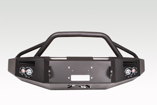 Fab Fours FF15-H3252-B Premium Winch Bumper with Pre-runner Guard Bare