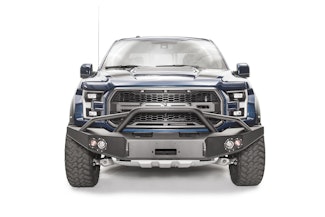Fab Fours FF17-H4352-1 Premium Winch Bumper with Pre-runner Guard