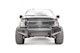 Fab Fours FF18-K4561-1 Black Steel Bumper with No Guard with Tow Hooks