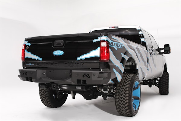 Fab Fours FS08-W1351-B Premium Sensor Rear Bumper Bare