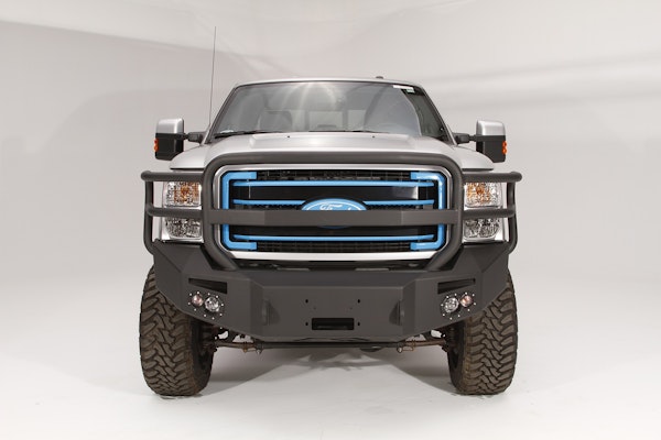 Fab Fours FS11-A2550-1 Premium Winch Bumper with Full Grill Guard