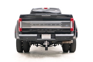 Fab Fours FS17-RT4150-1 Red Steel Rear Bumper