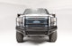 Fab Fours FS99-S1660-1 Black Steel Bumper with Full Guard with Tow Hooks