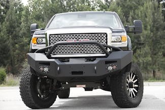 Fab Fours GM14-A3152-1 Premium Winch Bumper with Pre-runner Guard