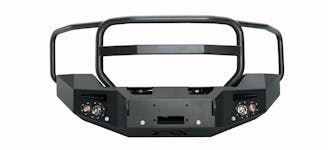 Fab Fours GM14-C3150-B Premium Sensor Winch Bumper with Full Grill Guard Bare