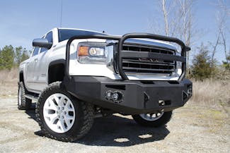 Fab Fours GS14-H3150-1 Premium Winch Bumper with Full Grill Guard