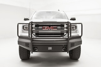 Fab Fours GS16-R3960-1 BS ELITE Full Grill Guard with Tow Hooks