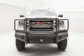 Fab Fours GS16-R3960-1 BS ELITE Full Grill Guard with Tow Hooks