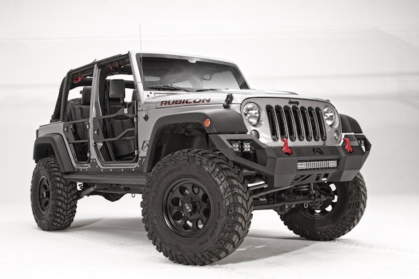 Fab Fours JK07-D1851-B Vengeance Front Bumper with No Guard Bare