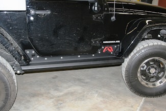 Fab Fours JK07-G1350-B Premium 2 Door Unlimited Rock Sliders Bare