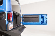 Fab Fours JK2000-B Rear Interior Tailgate Plate Bare