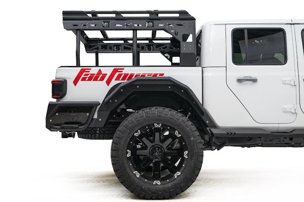 Fab Fours JT1001-B Gladiator Rear Fender System with Flare Bare