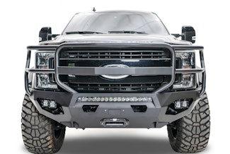 Fab Fours FS17-X4160-1 Matrix Front Bumper with full Grill Guard ACC Compatible