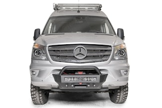Fab Fours MB17-N4652-1 Winch Mount w/ pre-runner guard