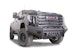Fab Fours GM24-Q6261-1 Black Steel Elite Sensor Front Bumper with No Guard