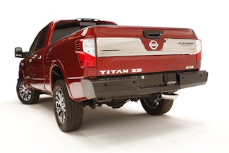 Fab Fours NT16-T3750-1 Black Steel Rear Ranch Bumper