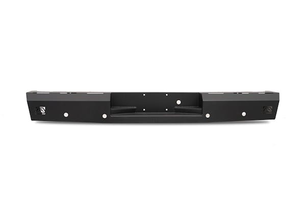 Fab Fours TT07-RT1550-1 Red Steel Rear Bumper