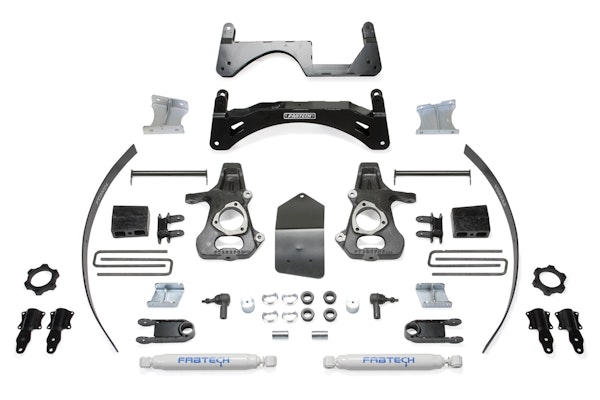 Fabtech K1068 6" Basic System with Rear Performance Shocks