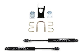 Fabtech FTS8046 Dual Stealth Steering Stabilizer, Opposing Style