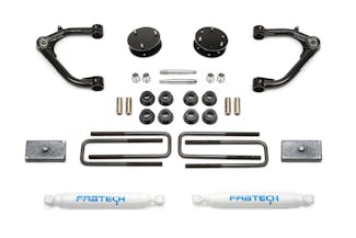Fabtech K1129 3" Uniball UCA Lift Kit with Rear Performance Shocks